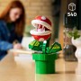 LEGO Super Mario Planta Piraña, Figura de Personaje Articulada con Tubería y 2 Monedas, Maqueta para Construir para Adultos,