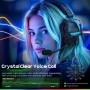 WESEARY WG2 Cascos Gaming Inalambricos, Auriculares Gaming Inalambricos de 2.4G para PS5, PS4, PC, Switch, Sonido Estéreo 7.1