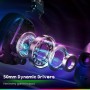 WESEARY WG2 Cascos Gaming Inalambricos, Auriculares Gaming Inalambricos de 2.4G para PS5, PS4, PC, Switch, Sonido Estéreo 7.1