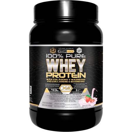 Healthy Fusion Whey Protein Collagen and Magnesium | Rapid Assimilation | Increases Muscle Mass | Improves Your Sports Workouts