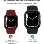 AOTUAO 4 Piezas Funda Compatible con Apple Watch Series 10 42mm, Estuche Rígido Delgado PC Protector de Pantalla Cristal
