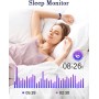 SHANG WING Reloj Inteligente para Mujer, Pulsera Inteligente con Oxímetro, IP68 Impermeable, DIY Esfera, Monitor Sueño,