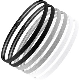 6 Pieces Sports Hair Band, Hair Band for Boys, Men, Women, Sport, Elastic Non-Slip Sports Headband, for Yoga, Football, Jogging