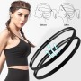6 Pieces Sports Hair Band, Hair Band for Boys, Men, Women, Sport, Elastic Non-Slip Sports Headband, for Yoga, Football, Jogging