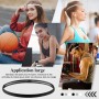 6 Pieces Sports Hair Band, Hair Band for Boys, Men, Women, Sport, Elastic Non-Slip Sports Headband, for Yoga, Football, Jogging