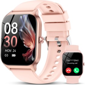 CASCHO Reloj Inteligente Mujer,1.85" HD Smartwatch Mujer con Llamadas, Whatsapp Notificaciones, Smart Watch con