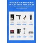 Adaptador de viaje universal con 2 puertos USB-A y 2 puertos USB-C (30W) - Compatible con EE. UU., Japón, Canadá, Reino Unido,
