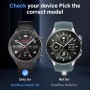 Protector de Pantalla Compatible con Huawei Watch GT5 GT 5 46mm/Watch GT 5 Pro 46mm Con Marco de Montaje [4 piezas], Cristal