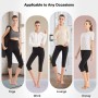 SINOPHANT Leggins Cortos Mujer Cintura Alta 3/4 Pantalones Deportivos Capri Mallas Deporte