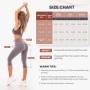 SINOPHANT Leggins Cortos Mujer Cintura Alta 3/4 Pantalones Deportivos Capri Mallas Deporte