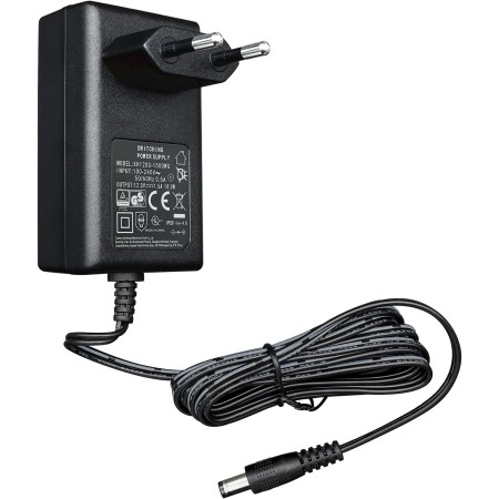 Adaptador de corriente 12V 1.5A/1500MA, enchufe de pared AC 100-240V 50/60Hz a DC 12V 1.5A 18W, cable de 1.8m de largo para uso