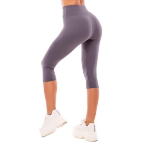 SINOPHANT Leggins Cortos Mujer Cintura Alta 3/4 Pantalones Deportivos Capri Mallas Deporte