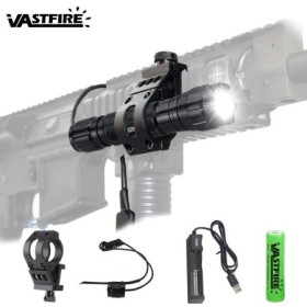 5000LM 501B LED blanco linterna táctica de caza Airsoft Scout luz al a