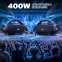 W-KING Altavoces Bluetooth portátiles de 200W RMS, altavoz resistente 