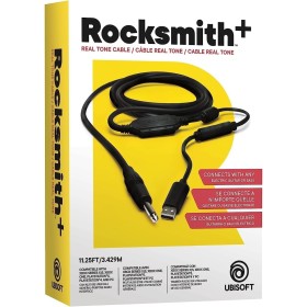 Ubi Soft Rocksmith - Cable de guitarra USB oficial para juego Rocksmith, compatible con PC, Mac, Xbox y PlayStation, duradero y