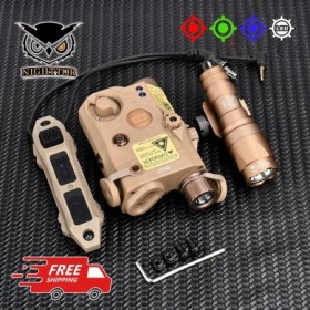 WADSN Airsoft PEQ 15 PEQ15 rojo verde azul láser SF Surefir M600 M300 