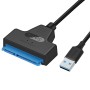 cable sata Adaptador sata a usb 3.0 Adaptador ssd usb Compatible con discos duros externos e internos Adaptador SSD/HDD de 2,5