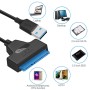 cable sata Adaptador sata a usb 3.0 Adaptador ssd usb Compatible con discos duros externos e internos Adaptador SSD/HDD de 2,5