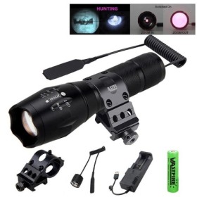 Linterna de caza infrarroja IR de 850nm, linterna de visión nocturna c