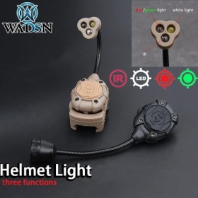 WADSN casco táctico Airsoft luz Princeton Softair linterna IR punto ro