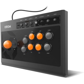 KROM Kumite -NXKROMKMT- Gamepad Arcade Multiplataforma, Fighting Stick, Joystick, modos D-Pad o X/Y input, compatible PC, PS3,