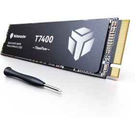 Yottamaster T7400 SSD 2TB M.2 PCIe Gen4x4 NVMe M.2 2280 con velocidades de Lectura/Escritura de hasta 7450MB/s con 3D TLC NAND