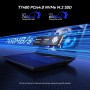 Yottamaster T7400 SSD 2TB M.2 PCIe Gen4x4 NVMe M.2 2280 con velocidades de Lectura/Escritura de hasta 7450MB/s con 3D TLC NAND