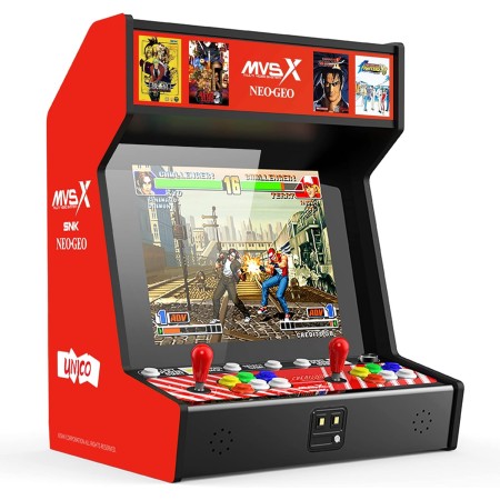Unico MVSX Home Arcade, 50 Juegos Retro con Licencia Oficial de SNK Precargados, Admite Dos Jugadores para Jugar Juegos