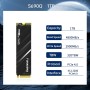 fanxiang SSD 1TB ps5 NVME 1TB Disco Duro M.2 2280 PCIe Gen4x4 M2Lectura 4800MB/s QLC 3D NAND con Adhesivo de Enfriamiento de