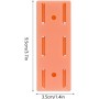 Soporte para regleta de enchufes - de gestión de Cables, Soporte para regleta de enchufes Autoadhesivo | Fijador de enchufes de