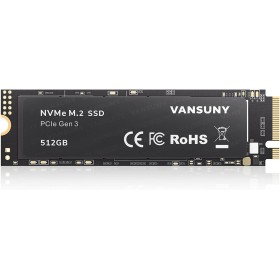 Vansuny SSD 512GB M.2, Disco Duro SSD M.2 NVMe 512gb Lectura hasta 3400 MB/s para ActualizacióN De Pc para Juegos