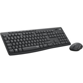 Logitech MK295 Silent Combinación de Teclado y Ratón Inalámbricos con SilentTouch, Seguimiento Óptico, Tecnología Inalámbrica
