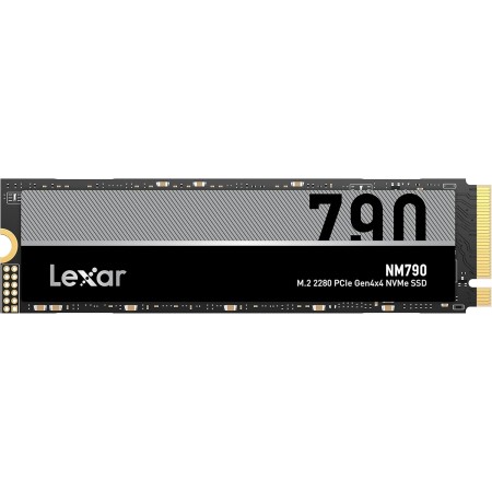 Lexar NM790 SSD Interno 2TB, M.2 2280 PCIe Gen4x4 NVMe SSD, hasta 7400 MB/s de Lectura, 6500 MB/s de Escritura, Unidad de Estado