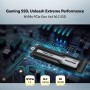 GIGASTONE M.2 SSD 500GB PCIe 4.0 NVMe SSD PS5, velocidad turbo, hasta 5000 MB/s, disipador térmico, almacenamiento de juegos