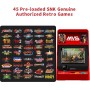 Unico MVS Mini Arcade, 45 Clásicos con Llicencia SNK, Incluidos The King of Fighters, Metal Slug, etc., Admite Salida HDMI de