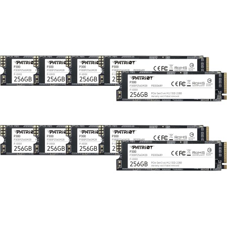 Patriot P300 M.2 PCIe Gen 3 x4 128GB SSD NVMe M.2 de bajo Consumo - P300P128GM28 - Velocidad de Lectura hasta 1600 MB/s y
