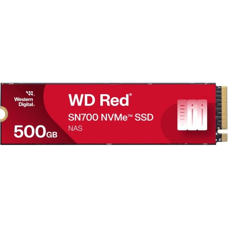WD Red SN700 500GB NVMe SSD for NAS devices, with robust system responsiveness and exceptional I/O performance