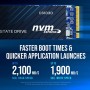 PNY CS1030 500GB M.2 NVMe PCIe Gen3 x4, Velocidad de Lectura de 2000MB/s, Velocidad de Escritura 1100MB/s Internal Solid State