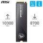 MSI Spatium M560 SSD 2TB PCIe 5.0 NVMe M.2 Unidad de Estado sólido Interna, 10.300MB/s de Lectura y 8.700MB/s de Escritura, 3D