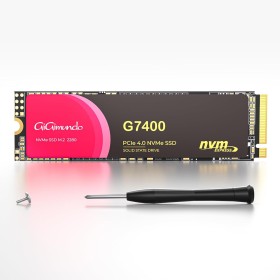GiGimundo G7400 512GB M.2 PCIe Gen 4.0x4 NVMe SSD - MAX 7200MB/s de Lectura, 4400MB/s de Escritura, máximo Rendimiento,
