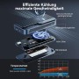 ACASIS Caja SSD M.2 NVMe 80Gbps, TBU501 Pro Compatible con Thunderbolt5/USB4 V2.0, Compatible de Nuevo con USB3.2/3.1/3.0 (Gris