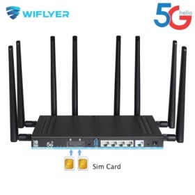 Enrutador de tarjeta SIM Dual 5G, Wifi 6, 3000Mbps, Openwrt DDR4, 1GB,
