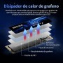 EN705 de 1TB PCIe Gen4 SSD, NVMe M.2 2280, 3D NAND TLC, hasta 5000MB/s, Disco de Estado Sólido Interno, Caché SLC Dinámica,