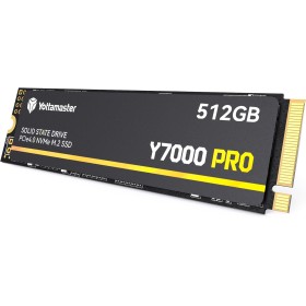 Yottamaster Y7000Pro 512GB SSD M.2 PCIe 4.0, hasta 7000MB/s, Unidad de Estado sólido Interno M.2 2280 NVMe con Flash NAND QLC