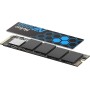 Netac 500GB Interna NVMe SSD PCIE M.2 2280 Unidad de Estado Sólido 3D NAND con Disipador de Calor para Jugadores de PC, Oficina,