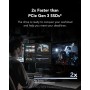 Lexar EQ790 1TB SSD M.2 2280 PCIe Gen4x4 NVMe 1.4 SSD Interno, Velocidad hasta 7000 MB/s, para Cargas de Trabajo Intensivas y