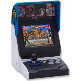 NEOGEO Mini Edición Internacional, 40 Juegos Clásicos de SNK Incluyendo King of Fighters y Metal Slug etc., Pantalla LCD de 3,5