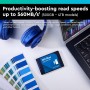 SSD SATA WD Blue SA510 de 1 TB M.2 2280 (lectura de hasta 560 MB/s, escritura de hasta 520 MB/s, actualización del ordenador,