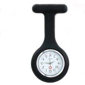 SHUBEIEUMI Reloj Enfermera, Luz Nocturna, Reloj De EnfermeríA Broche, Gel De SíLice con Broche/Clip, Regalo para Enfermera