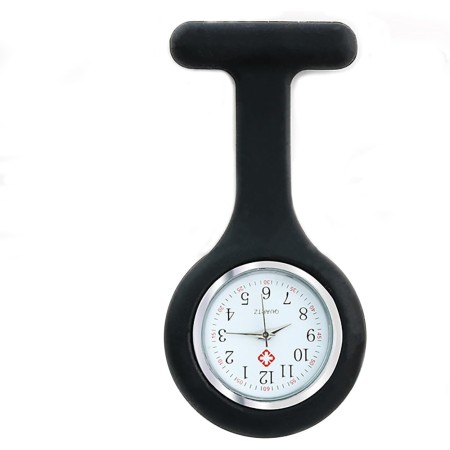 SHUBEIEUMI Reloj Enfermera, Luz Nocturna, Reloj De EnfermeríA Broche, Gel De SíLice con Broche/Clip, Regalo para Enfermera